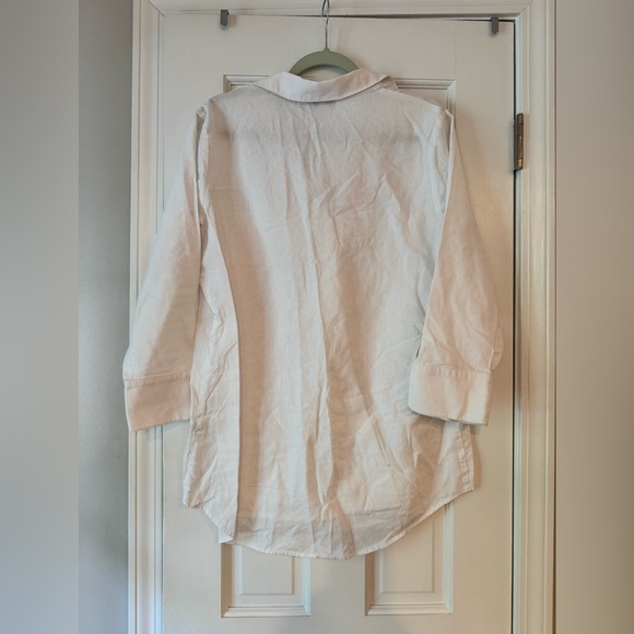 Vineyard Vines Crisp White Linen-Cotton Shirt - Picture 3 of 3